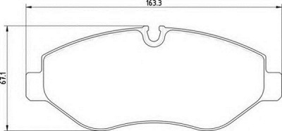 MAGNETI MARELLI 363700036024 -  Комплект тормозных колодок, дисковый тормоз